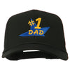 Number 1 Dad Star Embroidered Cap