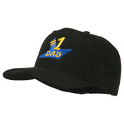 Number 1 Dad Star Embroidered Cap