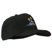 Number 1 Dad Star Embroidered Cap