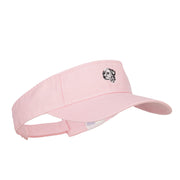 Dalmatian Head Embroidered Pro Style Cotton Washed Visor