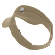 Cinco De Mayo Spices Embroidered Cotton Twill Sun Visor - Khaki OSFM