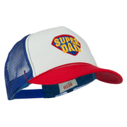 Super DAD Embroidered Foam Mesh Back Cap