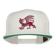 Dragon Emblem Embroidered Snapback Cap