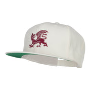 Dragon Emblem Embroidered Snapback Cap