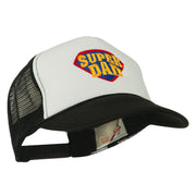 Super DAD Embroidered Foam Mesh Back Cap