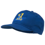 Number 1 Dad Star Embroidered Cap