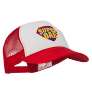 Super DAD Embroidered Foam Mesh Back Cap