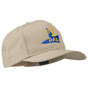 Number 1 Dad Star Embroidered Cap