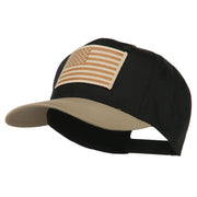 Desert American Flag Patched Two Tone High Cap