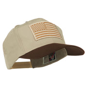 Desert American Flag Patched Two Tone High Cap