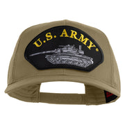 U.S. Army Tank Patched Solid Cotton Twill Mesh Prostyle Cap - Khaki OSFM
