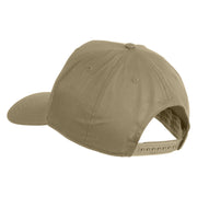 USS Enterprise CVN 65 Blue Patched Solid Cotton Twill 5 Panel Prostyle Snap Cap - Khaki OSFM