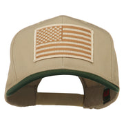 Desert American Flag Patched Two Tone High Cap