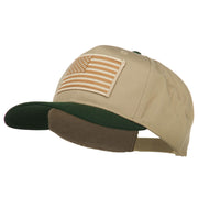 Desert American Flag Patched Two Tone High Cap