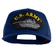U.S. Army Tank Patched Solid Cotton Twill Mesh Prostyle Cap - Royal OSFM