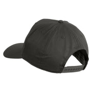 USS Enterprise CVN 65 Blue Patched Solid Cotton Twill 5 Panel Prostyle Snap Cap - Charcoal OSFM