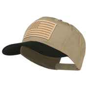 Desert American Flag Patched Two Tone High Cap