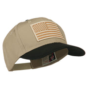 Desert American Flag Patched Two Tone High Cap