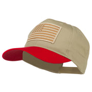 Desert American Flag Patched Two Tone High Cap