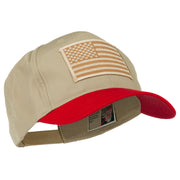 Desert American Flag Patched Two Tone High Cap