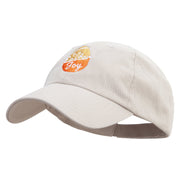 Easter Joy Egg Embroidered Low Profile Washed Cap - Stone OSFM