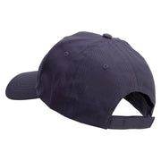 Skull Army Veteran Embroidered New Low Profile Organic Cotton Cap - Navy OSFM