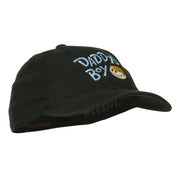 Daddy's Boy Embroidered Youth Flexfit Garment Washed Cap