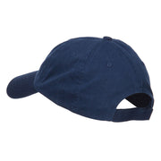 Double Anchor Embroidered Low Cap