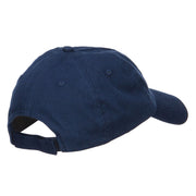 Double Anchor Embroidered Low Cap