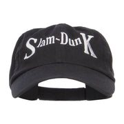 Slam Dunk Basketball Embroidered Low Profile Cap