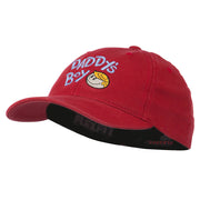 Daddy's Boy Embroidered Youth Flexfit Garment Washed Cap