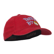 Daddy's Boy Embroidered Youth Flexfit Garment Washed Cap