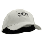 1922 Coffee Lover Embroidered Stretch Heavy Weight Brushed Cotton Fitted Cap