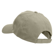 Skull Army Veteran Embroidered New Low Profile Organic Cotton Cap - Olive OSFM