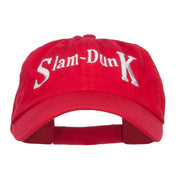 Slam Dunk Basketball Embroidered Low Profile Cap