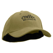 1922 Coffee Lover Embroidered Stretch Heavy Weight Brushed Cotton Fitted Cap