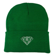 Diamond Embroidered Long Beanie