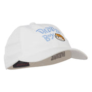 Daddy's Boy Embroidered Youth Flexfit Garment Washed Cap