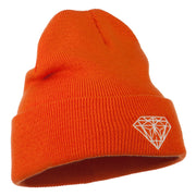 Diamond Embroidered Long Beanie