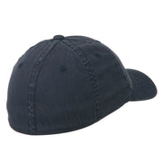 Daddy's Boy Embroidered Youth Flexfit Garment Washed Cap