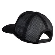 U.S. Army Combat Medic Patched Solid Cotton Twill Mesh Prostyle Cap - Black OSFM