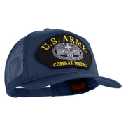 U.S. Army Combat Medic Patched Solid Cotton Twill Mesh Prostyle Cap - Navy OSFM