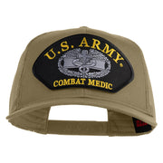 U.S. Army Combat Medic Patched Solid Cotton Twill Mesh Prostyle Cap - Khaki OSFM