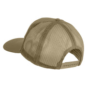 U.S. Army Combat Medic Patched Solid Cotton Twill Mesh Prostyle Cap - Khaki OSFM
