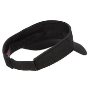 Dachshund Embroidered Pro Style Cotton Washed Visor