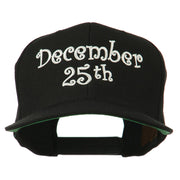 December 25th Christmas Embroidered Cap