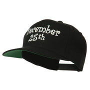 December 25th Christmas Embroidered Cap