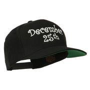 December 25th Christmas Embroidered Cap