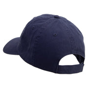 Relaxing Bowling Icon Embroidered Low Profile Dyed Cotton Twill Cap - Navy OSFM