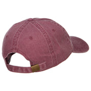 3D Captain Embroidered Washed Buckle Cap